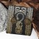 Earrings "Asgard" Symbols, color black gold