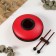 Musical instrument glucophone, red, 11 petals, 17 x 8 cm