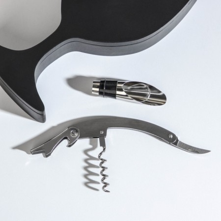 Set for the wine "glass", 2 items: corkscrew, dripper-5