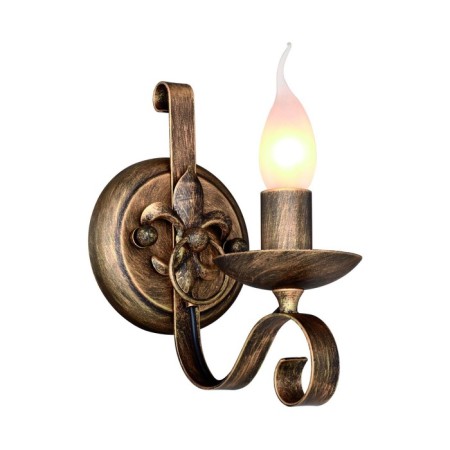 Bra Boulogne, 1x60W E14, bronze color