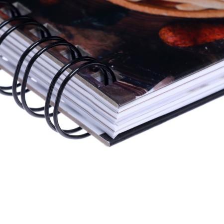 A book for recording culinary recipes A5, 80 sheets on the crest "Home", solid cover, colored separators-2