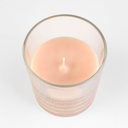 A candle in a glass aromatic "apples in caramel", 6.5x8 cm, beige-3
