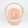 A candle in a glass aromatic "apples in caramel", 6.5x8 cm, beige