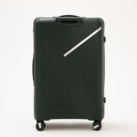 Big suitcase 28 ", lightning department, code castle, 4 wheels, green color-5
