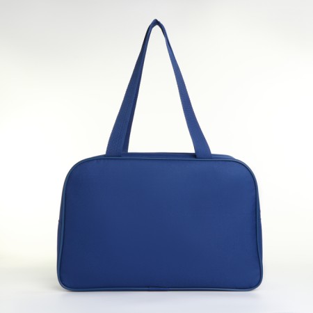 Sports bag, textura, small size, blue color-3