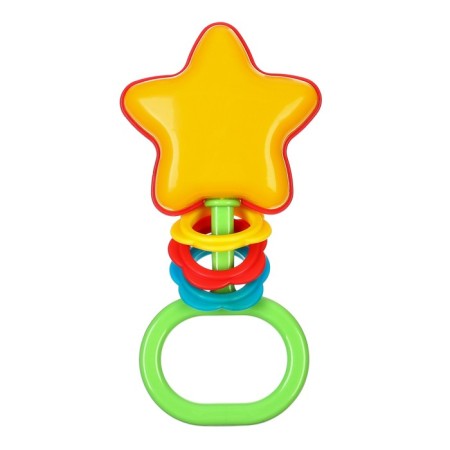 Rattle "Asterisk", color mix, Aelita-2