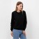 Female sweatshirt, black color, size 50
