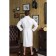 Tainted shaft robe, white color, size 62