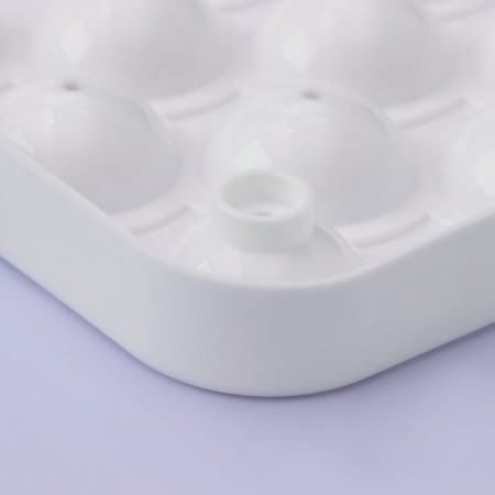 Form for ice "Sphere", 16 × 12 cm, 13 cells, white color-3