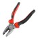 Plask -hugs combined scrap, polished, two -component handles, 180 mm