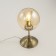 Table decorative lamp Citilux "Tommy" CL102813 15x15x28 cm, 1x40W, E14, brown color