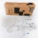 The shower system Milardo Rora Rorwt4FM06, tropical shower, shower, brass, white