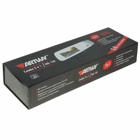 DVR with a radar detector Artway MD-160, GPS, two cameras, assistance in parking-7