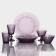 Magistro glass glass "French lavender", 310 ml, 16.4 × 8.9 cm