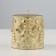 New Year's candle "Snowmen" 6.5x7, golden