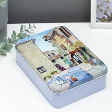 Rectangular Metal Casket 