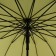 Umbrella - a semiautomatic “pastel” cane, 16 knitting needles, r = 52 cm, green color