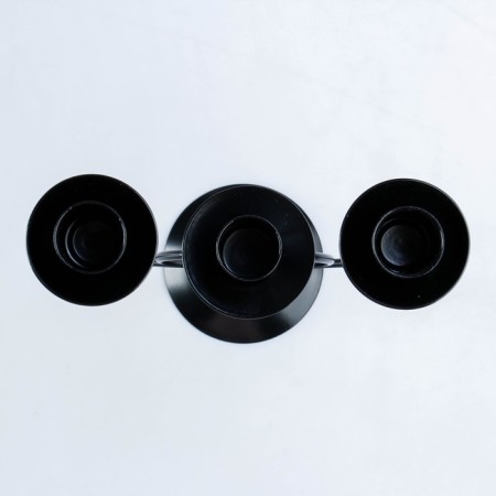 Climber "Trio" Metal for 3 candles, 17x18 cm, black-2