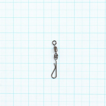 Tiger with a Volzhanka fastener 905 Rolling Swivel with Hanging Snap a No. 8x2, Test 12 kg, 5 pcs-1
