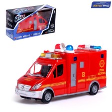 The Fire Service machine works on batteries, light and sound effects