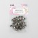 Holnita "cone", d = 10 mm, 4 mounts, 50 pcs, silver color