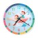 Children's wall clock "Learning Light", smooth move, d-25 cm