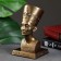 Figure "Nefertiti" bronze 10x17x9cm