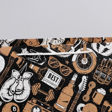 Gift laminated package, packaging, “best man”, XL 49 x 40 x 19 cm-3