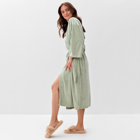 Women's robe KAFTAN PLUSHY p. 48-50, green-1