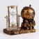 Sanding clock "Mir", souvenir, 16 x 9 x 14 cm