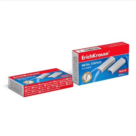 Staps for the Erichkrause Staplair No. 24/6, 1000 pieces, sharpened with increased punching ability-3
