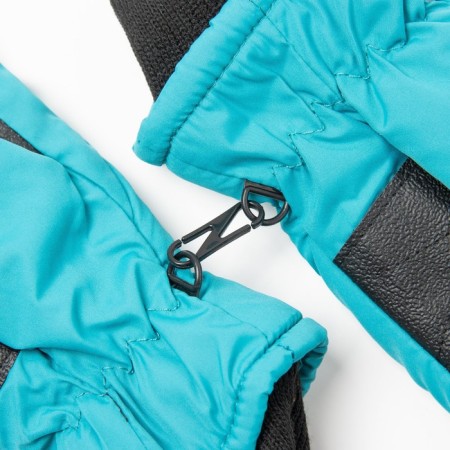 Baby gloves, turquoise color, size 15-3