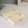 Casket wood for painting "rectangular" castle castle 13x8x4 cm