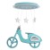 Motocycle chandelier LED 54W 4000k Blue 57x23x68 cm Bayerlux