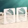 Holder-stand for books "Palm sheet" set 2pcs, 9.2x12x15.4cm, white