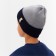 Children's hat minku rr 48-50, gray/blue color
