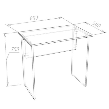 Table written uno, wenge-1