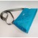 Melodia bag turquoise quilted fabric
