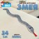 Soft toy "Snake" with shiny inserts, 34 cm, color mix