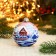Christmas ball D-8 cm "Winter in the village"