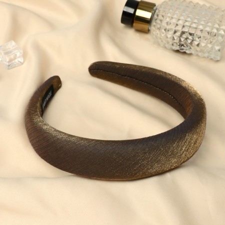 Hair rim "overflow" 3 cm, gold