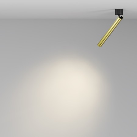 Technical C141CL-L300-6W3K-BBS Focus T, 30x30x341 mm, LED, 6W, 280LM, 3000K, Black Black and Brass-3