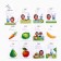 Training cards "Starting speech. I speak. Bunny Senya studies vegetables and fruits ”, 15 A6 cards