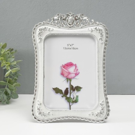 Photo frame 13x18 cm "Oval with roses" Pearl 24x17x1 cm