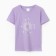 Women's T -shirt "Sun", lilac color, size 48