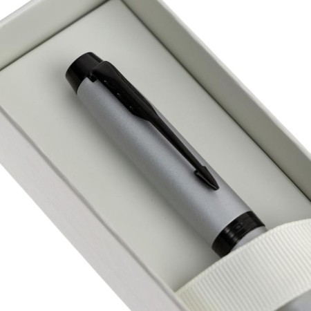 Parker Im Achromatic Grey BT Handle-Roller Handle BT Corps made of stainless steel, gray matte, black ink-4