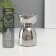 Ceramics candlestick per 1 candle "Illusion" d = 4 cm silver 6.5x6.5x10 cm