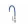 FAUZT FZS-822-B101 kitchen mixer, single-leaf, excess length 180 mm, chrome/blue