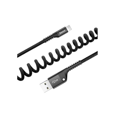 Cable Baseus Fish Eye, Lightning - USB, 2 A, 1 m, black-10