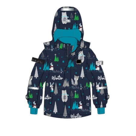 Winter jacket for a boy PlayTode, height 110 cm-10